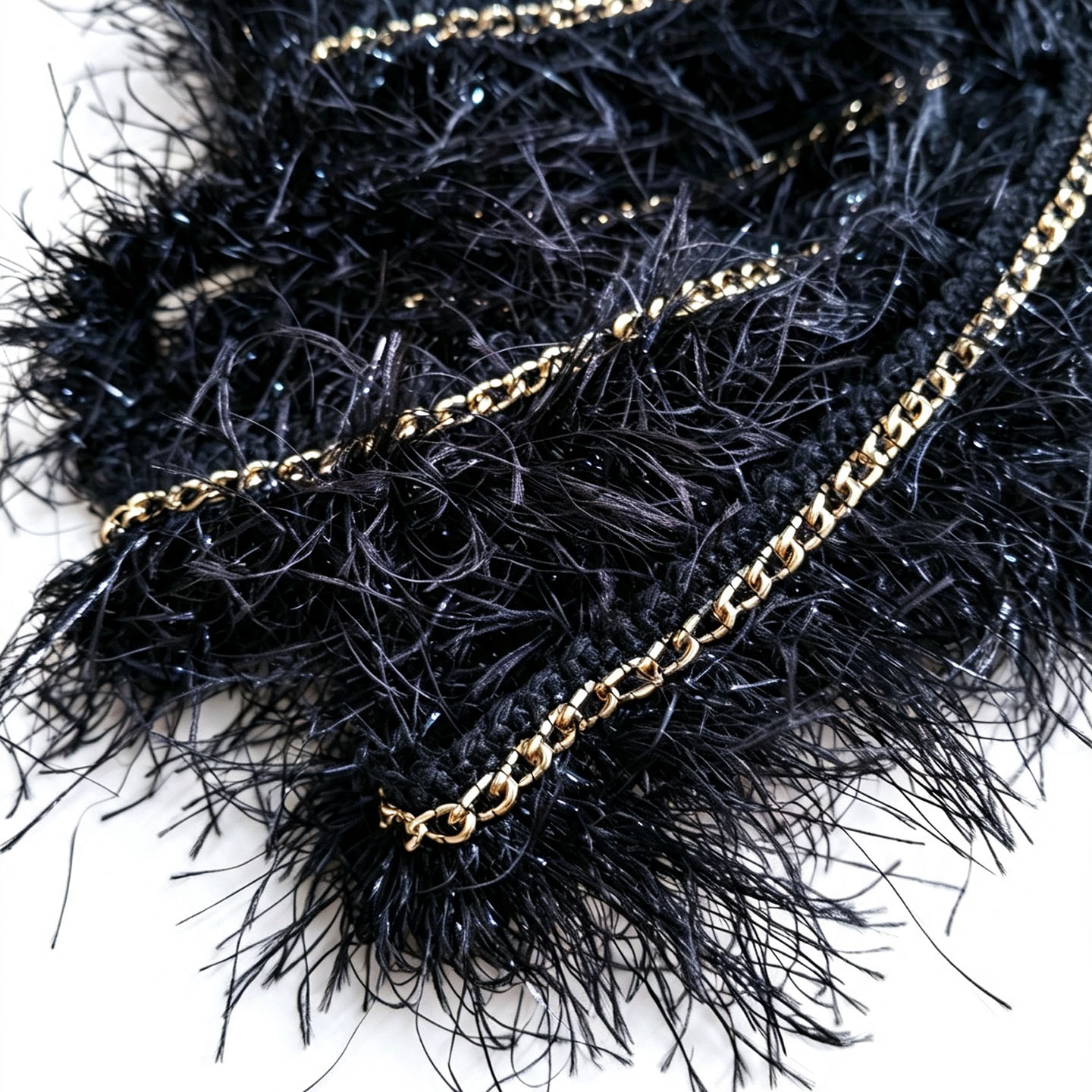 3 Meters Black Faux Feather Ta - Home Fragrance No 3 ulasan dan harga