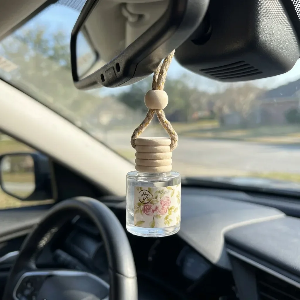 Mini Glass Bottle Hanging Car  - Home Fragrance Options ulasan dan harga