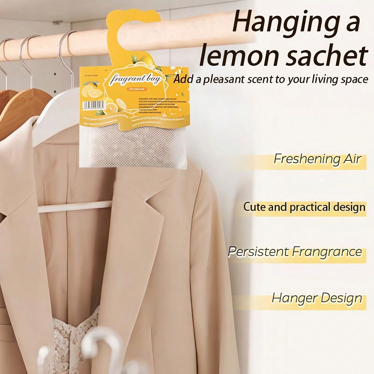 Hanging Lemon Scented Sachets, - Home Fragrance Gift ulasan dan harga