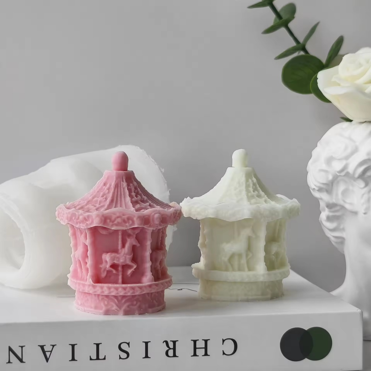 3D Carousel Candle Silicone Mo - Home Fragrance Rituals ulasan dan harga